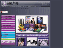 Tablet Screenshot of 1stopcdshop.com